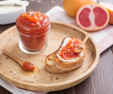 Confiture de pamplemousse rose