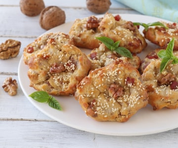 Choux rustiques avec lardons et noix