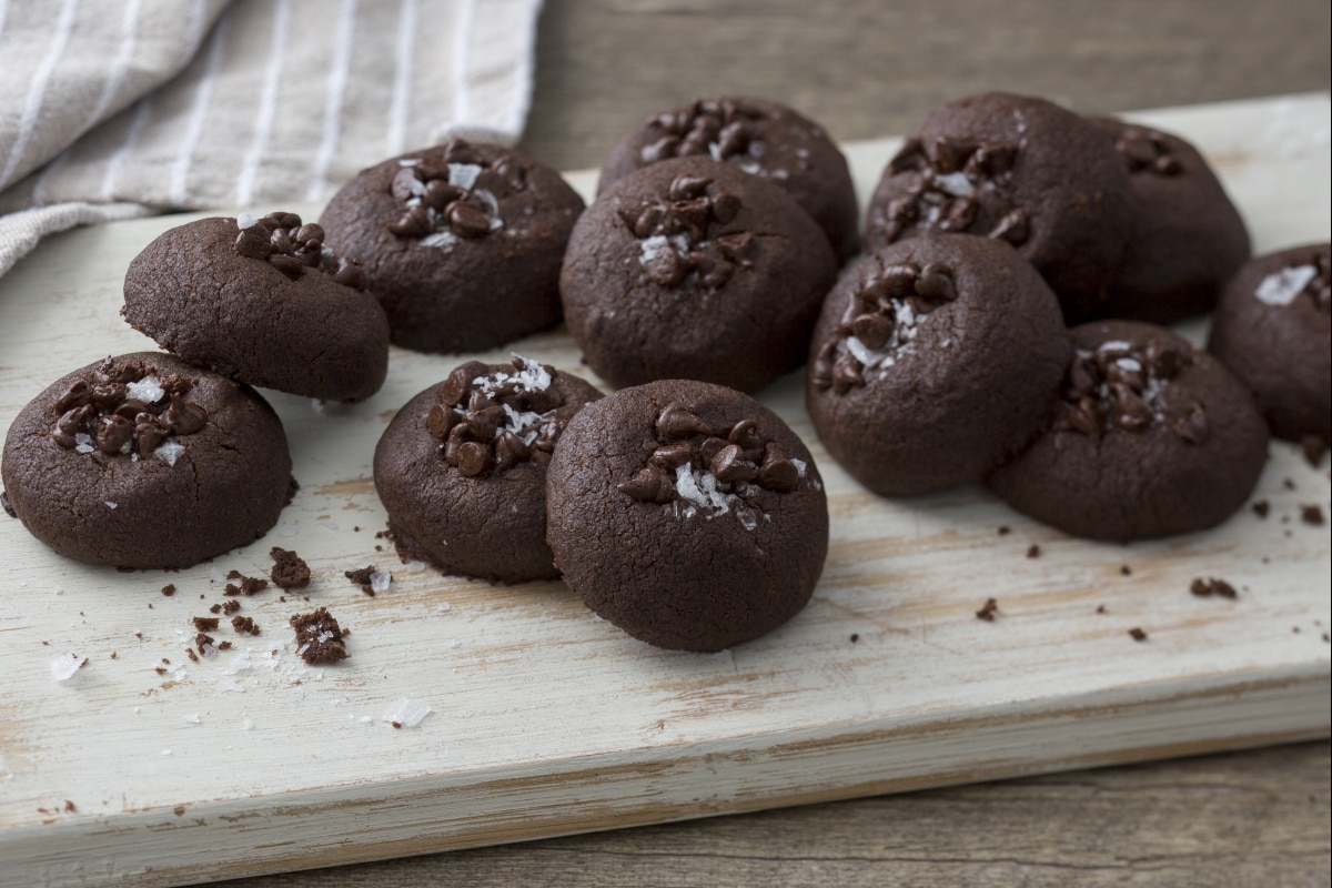 Petits biscuits au cacao sans œufs