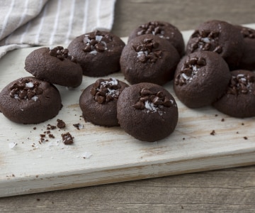Petits biscuits au cacao sans œufs