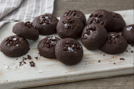 Petits biscuits au cacao sans œufs