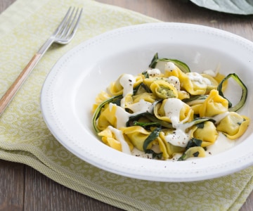 Tortelloni aux blettes et crème au Parmesan