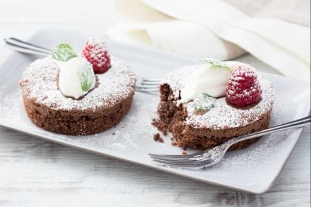 Mini caprese au chocolat et piment