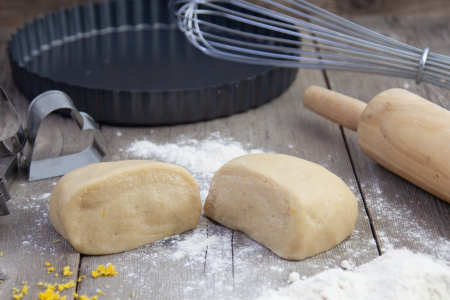 Pâte sablée aux blancs d'œufs