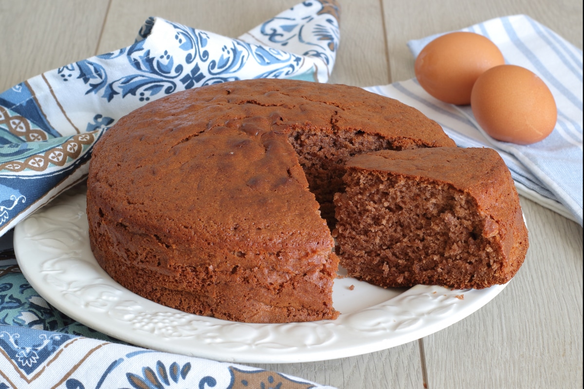Gâteau aux blancs d'œufs et cacao