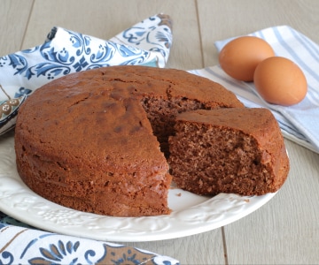 Gâteau aux blancs d'œufs et cacao
