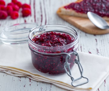 Confiture de framboises