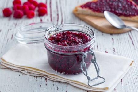 Confiture de framboises