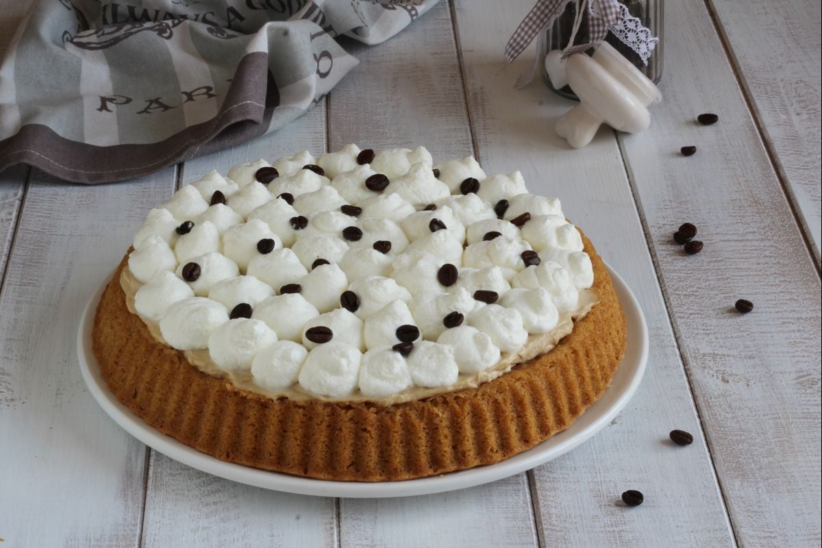 Tarte molle au café