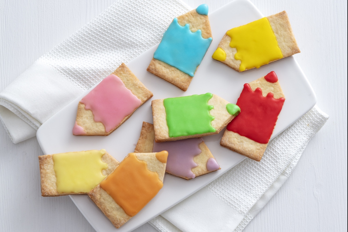 Biscuits en forme de crayon