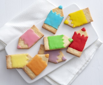 Biscuits en forme de crayon