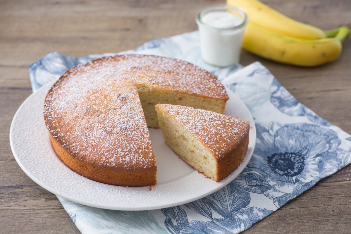 Gâteau banane et yaourt
