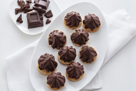 Flammes au chocolat