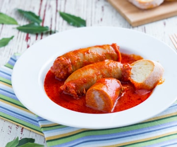 Saucisses à la sauce