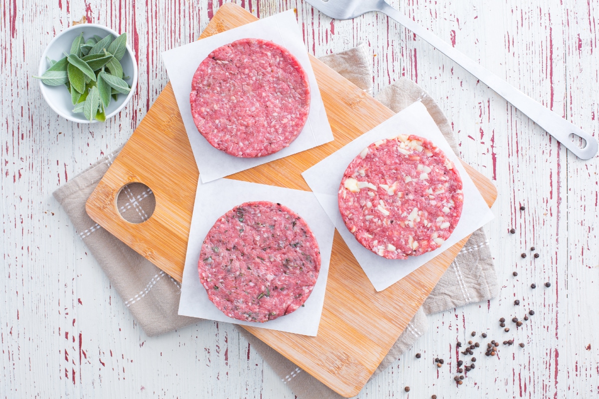 Hamburger de viande fait maison