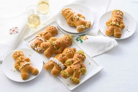 Bonshommes en pâte briochée suisses