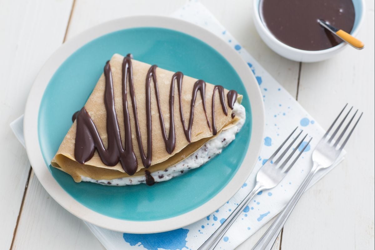 Crêpe au café
