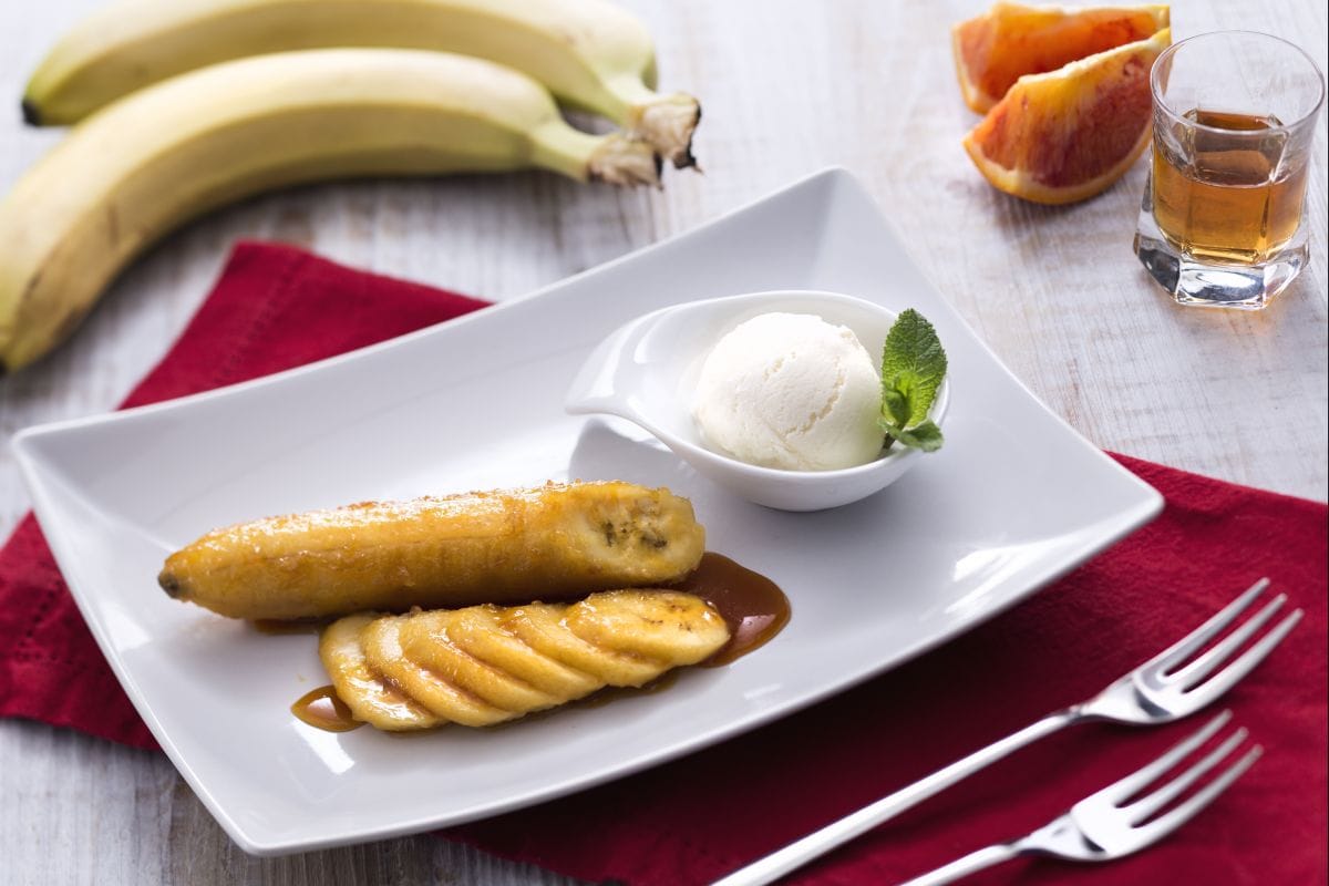 Banane flambées