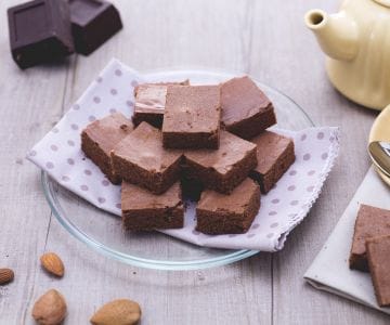Tranches au chocolat et parfum d'amande