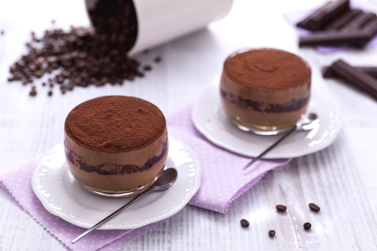 Tiramisu avec crème au chocolat