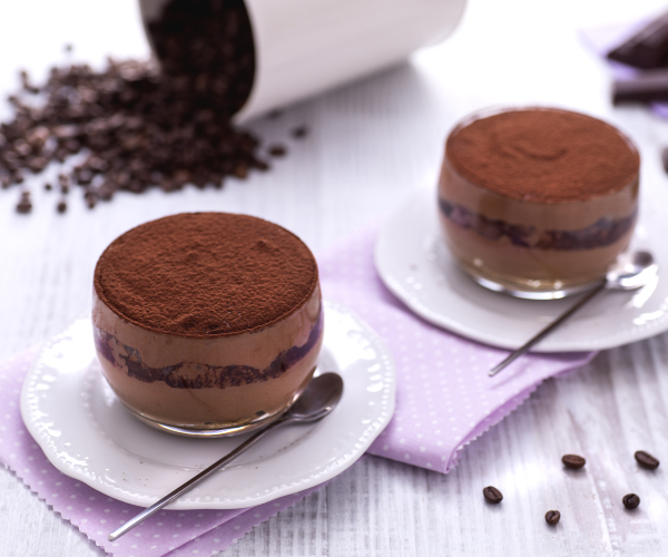 Tiramisu avec crème au chocolat