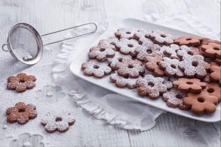 Canestrelli au chocolat