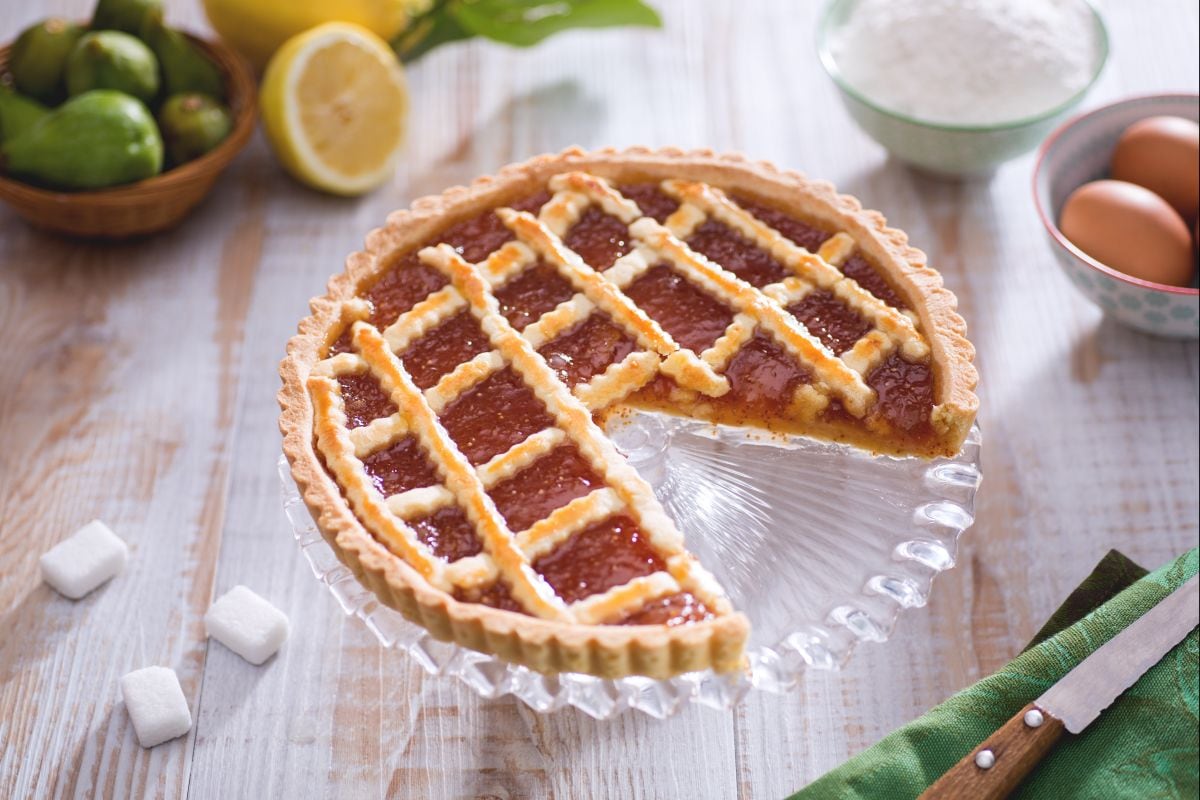 Tarte à la confiture de figues