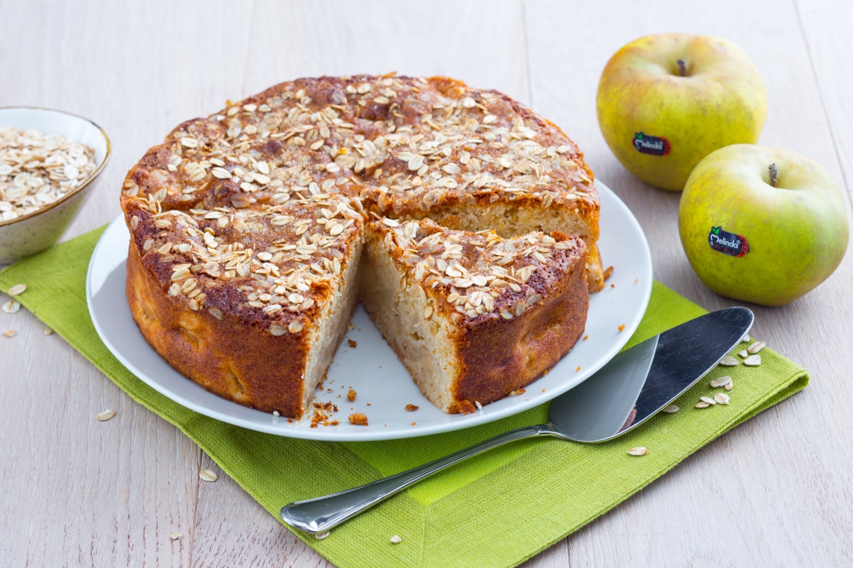 Gâteau aux pommes aux 4 céréales