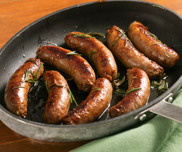 Saucisse à la poêle