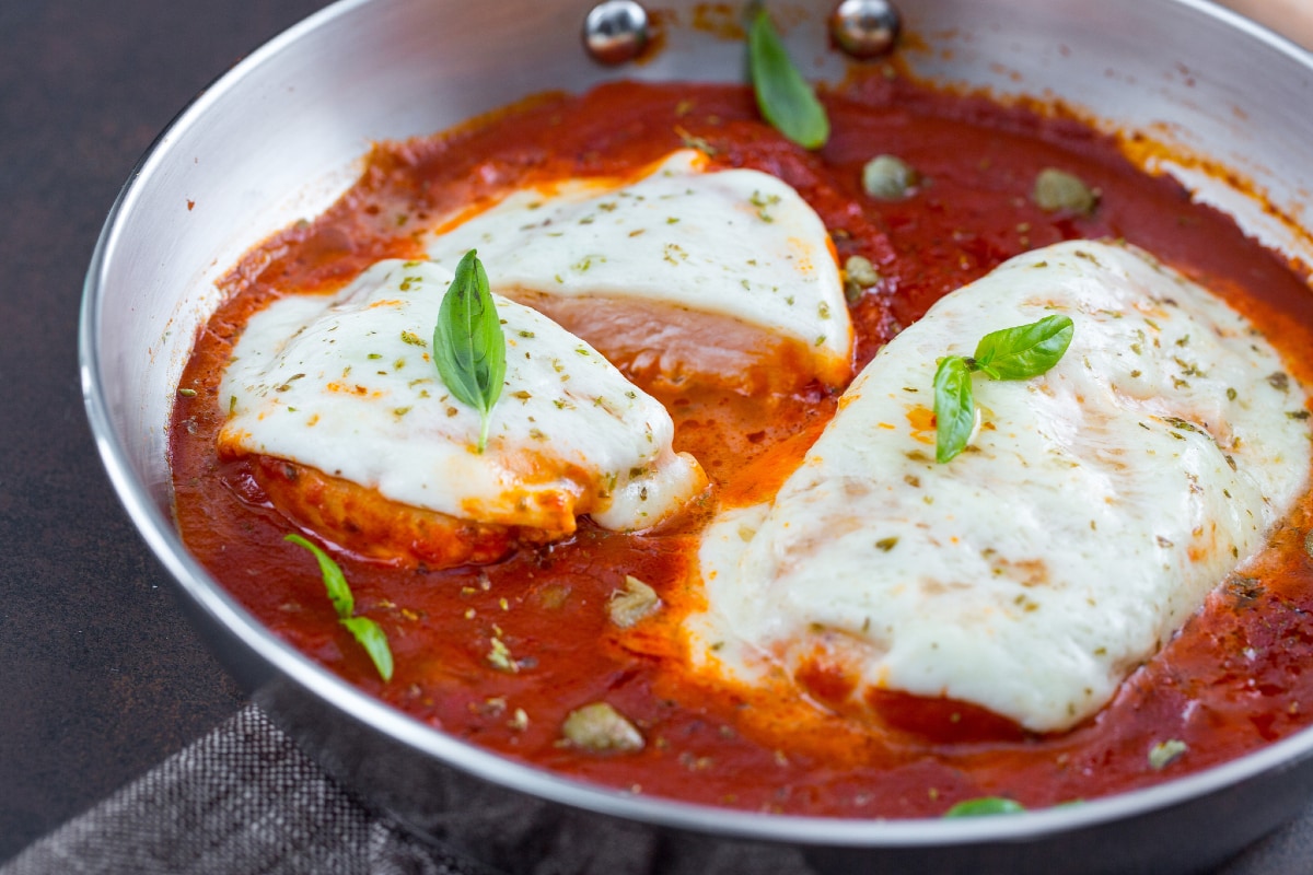 Poulet à la pizzaiola