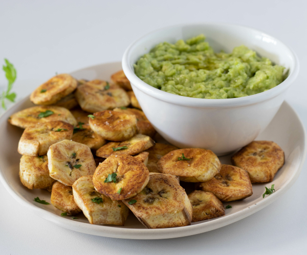 Banane plantain au four