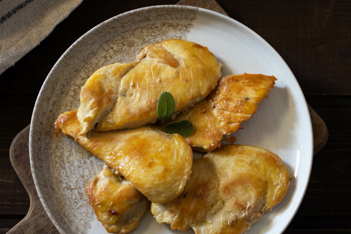 Poitrine de poulet à la poêle