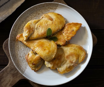 Poitrine de poulet à la poêle