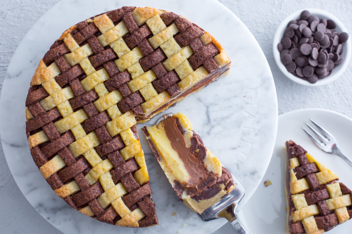Tarte bicolore