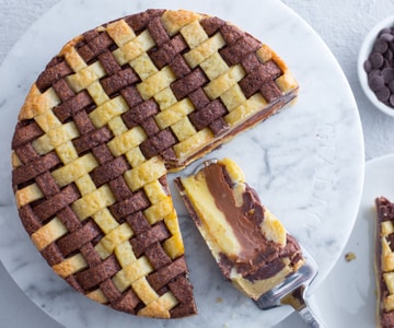 Tarte bicolore