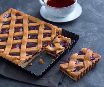 Tarte sans beurre et œufs