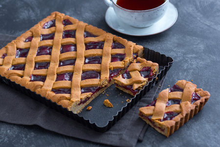 Tarte sans beurre et œufs