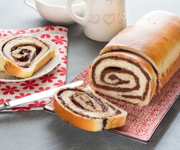Pain brioché à la Nutella