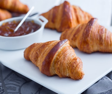Croissants sans beurre