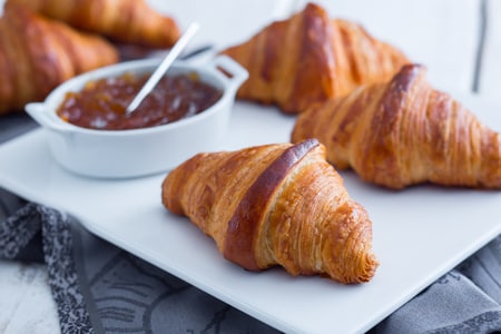 Croissants sans beurre