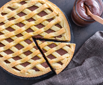 Tarte à la ricotta et Nutella