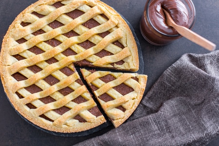 Tarte à la ricotta et Nutella