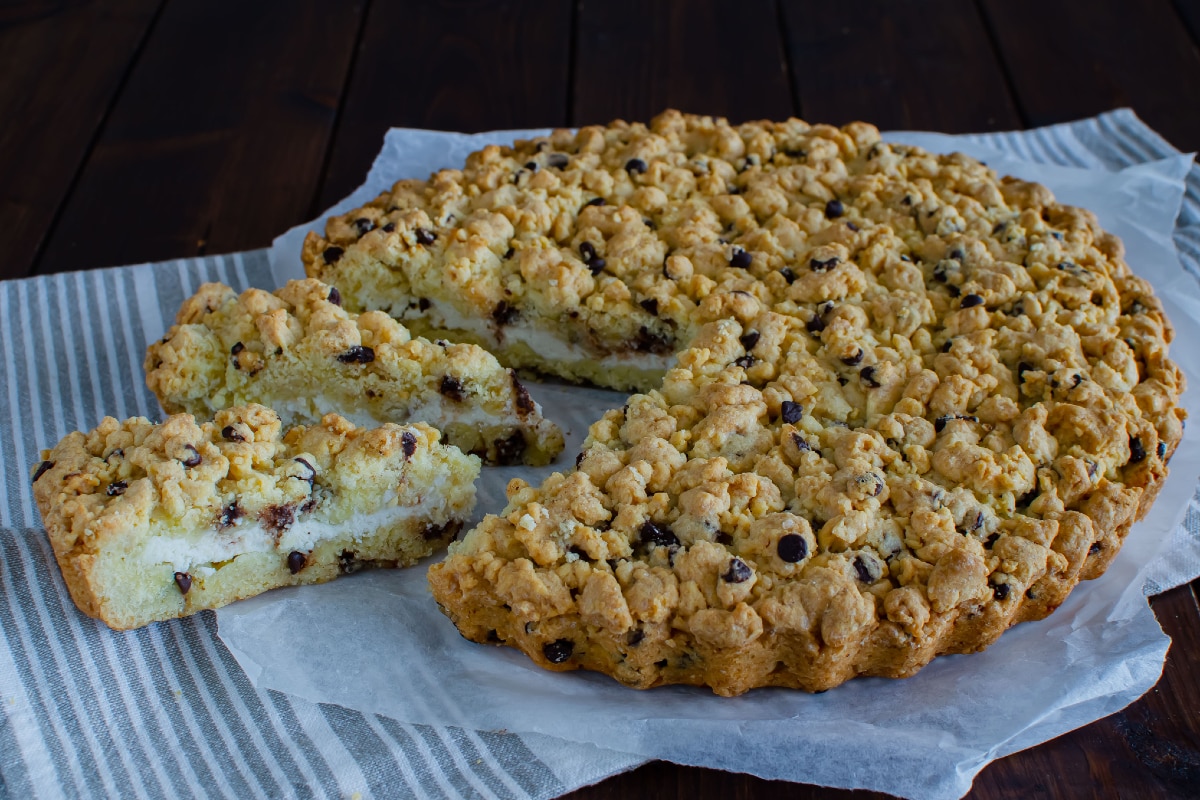 Sbriciolata ricotta et chocolat