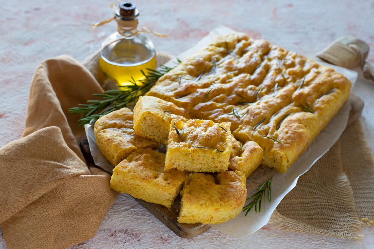 Focaccia à la citrouille