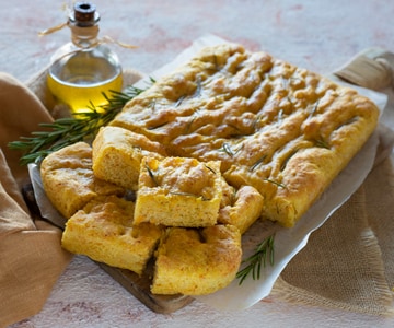 Focaccia à la citrouille