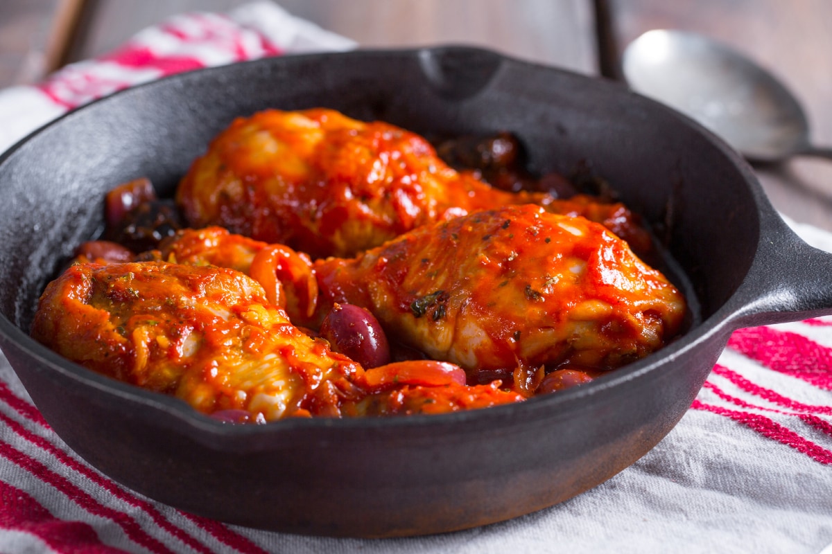Cuisses de poulet à la méditerranéenne