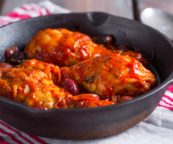 Cuisses de poulet à la méditerranéenne