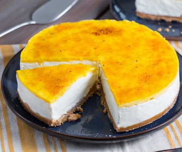 Cheesecake à la crème brûlée