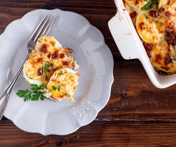 Œufs gratinés