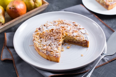 Tarte aux poires et à la cannelle